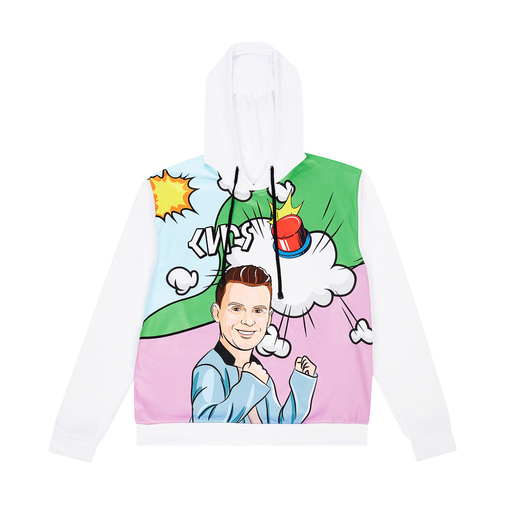 Джемпер для взрослых "КИРЯ", размер XS, Футер (100% полиэстер), 4 дизайна, арт.№ 006-014