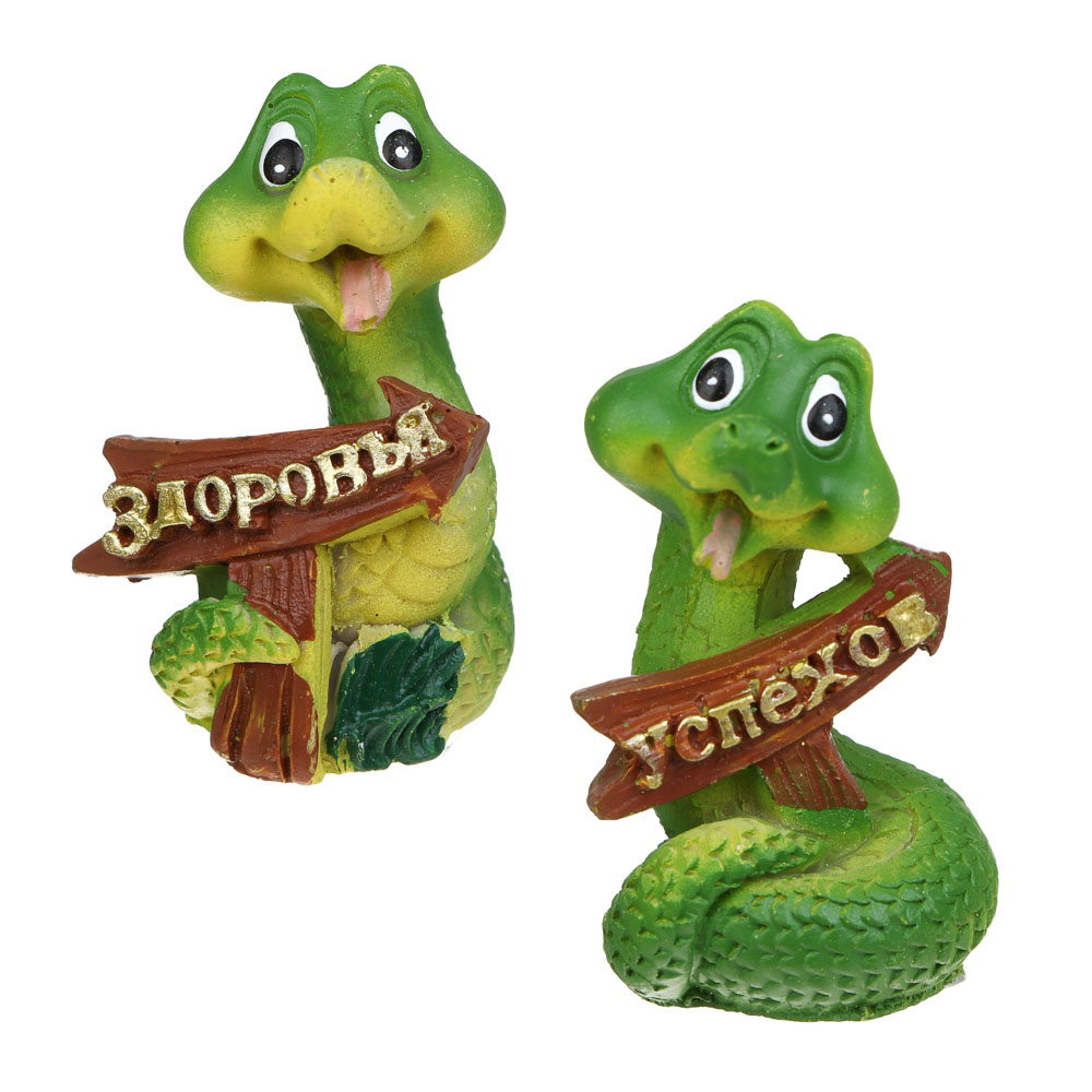 СНОУ БУМ Сувенир Символ Года, полистоун, 4х3х5 см, 2 дизайна, арт.№ 398-828