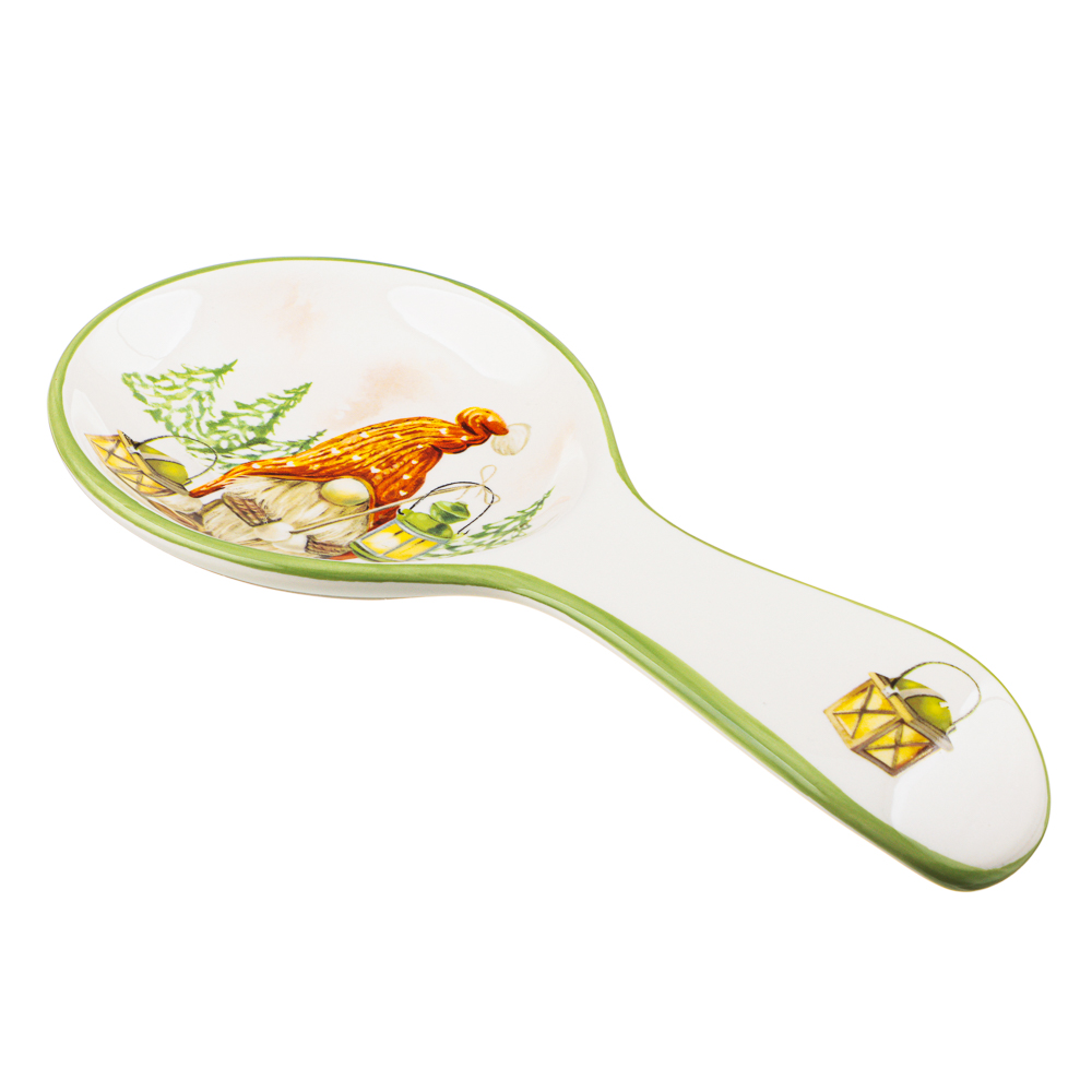 MILLIMI Фелиз Подставка для ложки, 24х11х2,5см, керамика, арт.№ 820-869