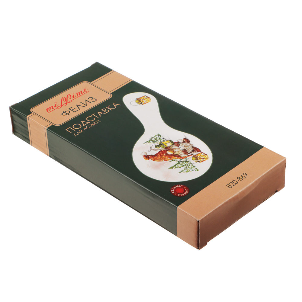 MILLIMI Фелиз Подставка для ложки, 24х11х2,5см, керамика, арт.№ 820-869