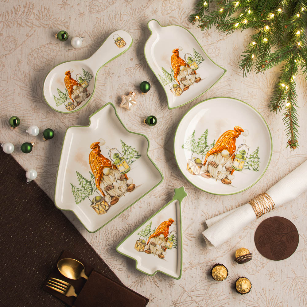 MILLIMI Фелиз Блюдо в форме домика, 25х22х3см, керамика, арт.№ 820-871