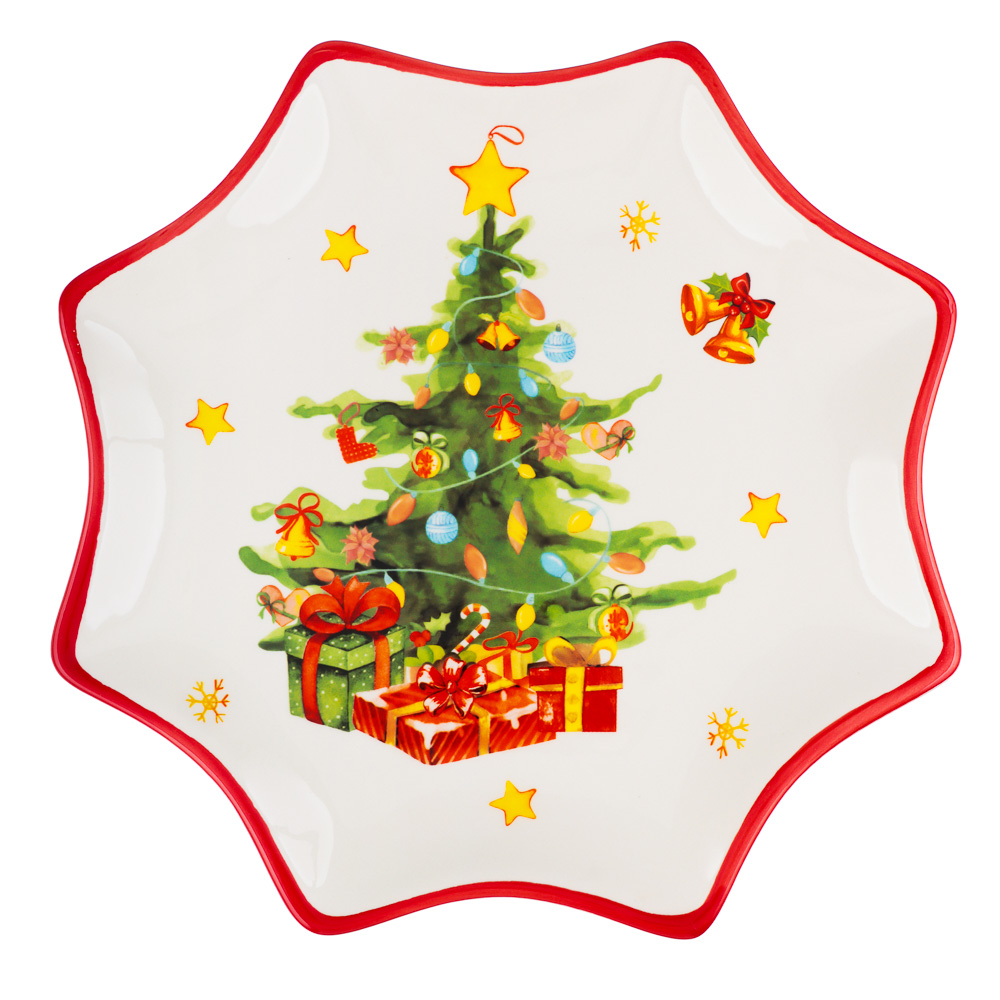 MILLIMI Лесная сказка Блюдо в форме звезды, 25х2см, керамика, арт.№ 820-878