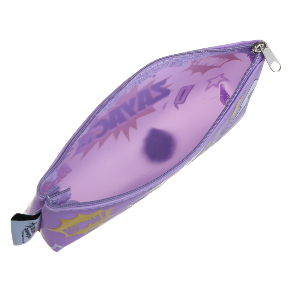 Косметичка треугольная 19,5х7,5х3 см Ну,Погоди!, 1 отделение на молнии, плотный гладкий ПВХ, бокс, 2 дизайна, арт.№ 805-020