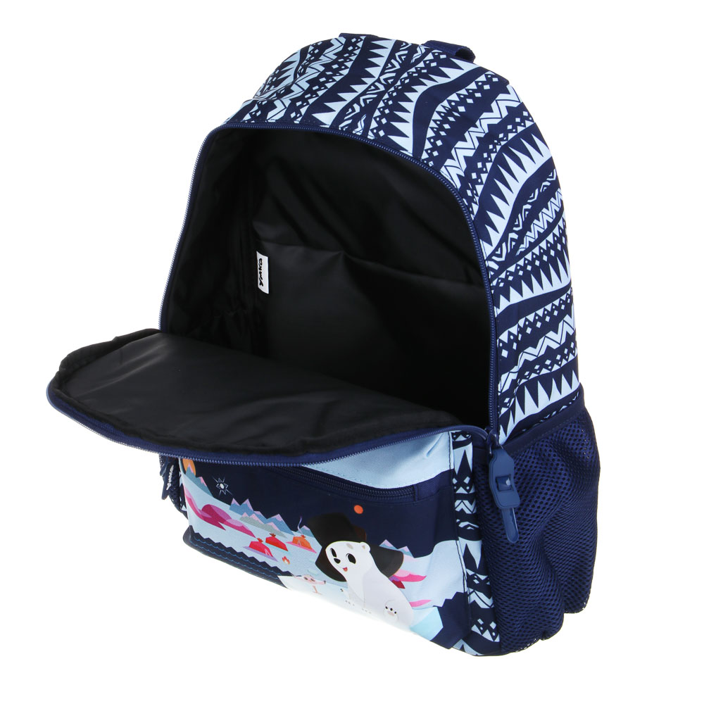 Умка Рюкзак подростковый 40х30х15 см, 1 отделение, 4 кармана (1 на спинке), уплотненные лямки, полиэстер, арт.№ 805-022