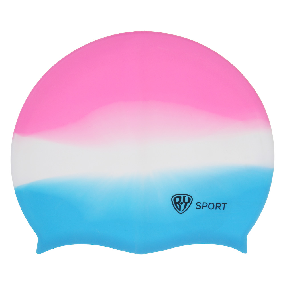 Шапочка для плавания тм BY SPORT, 22х18см, силикон, арт.№ 087-010