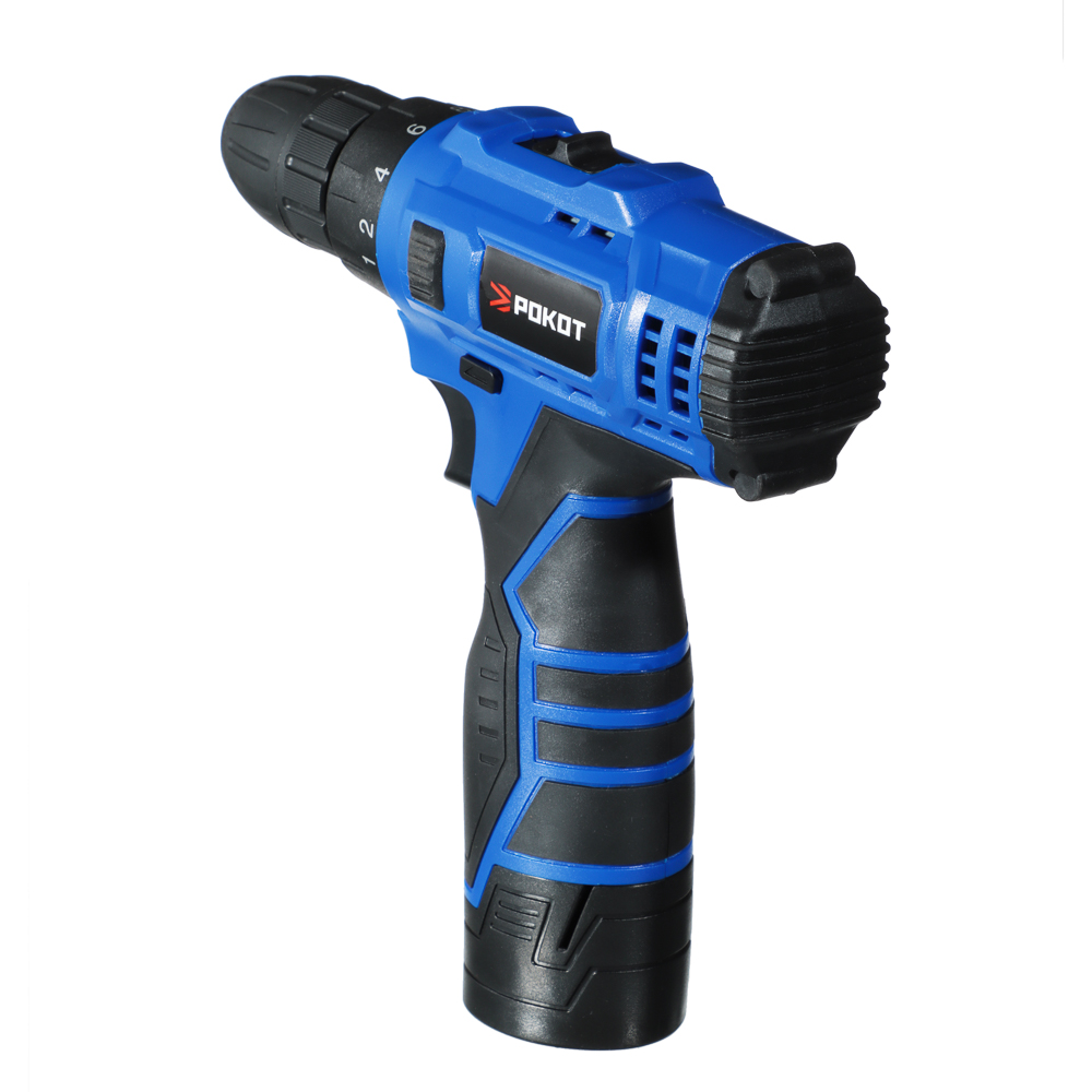 РОКОТ Набор инструментов "Домашний мастер"  Шуруповерт 12В, набор в кейсе 77 предметов для ремонта, арт.№ 693-012