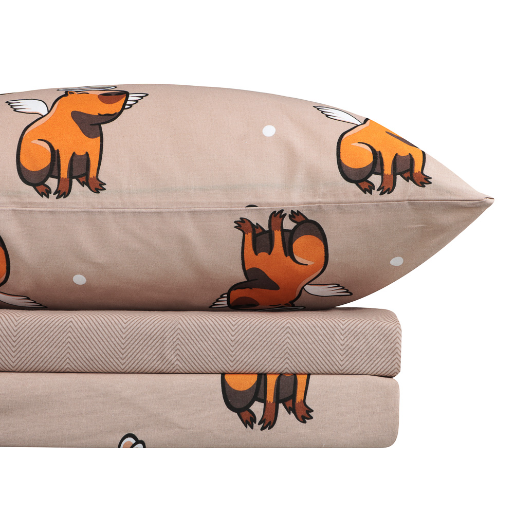 PROVANCE Капибары Комплект постельного белья 1,5 (3 предмета), бязь, 100% хлопок, арт.№ 421-380