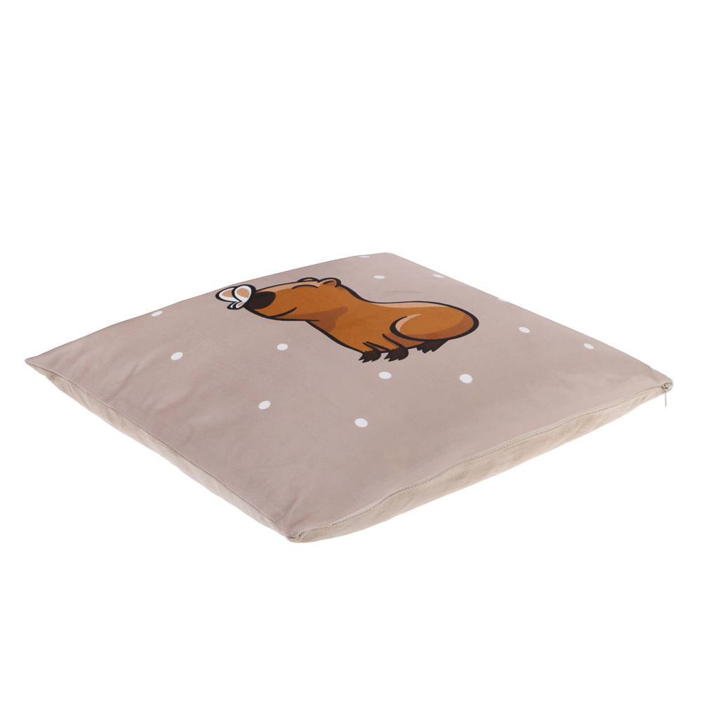 PROVANCE Капибары Подушка декоративная 40х40см, 100% полиэстер, арт.№ 497-104