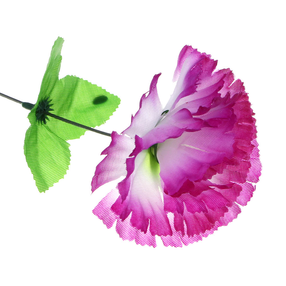 LADECOR Цветок искусственный гвоздика, 35 см, ткань, пластик, железная проволока, 4 цвета, арт.№ 535-152