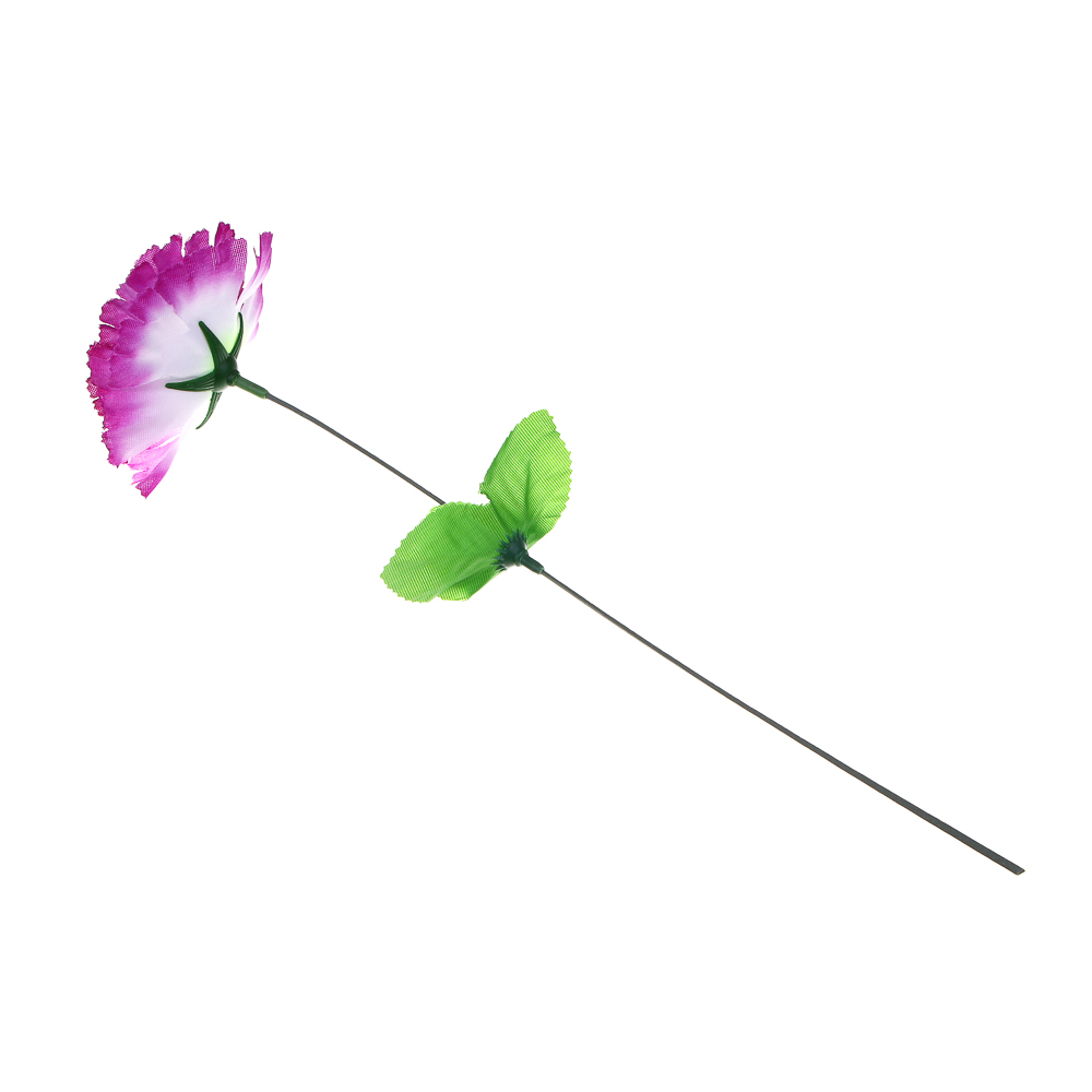 LADECOR Цветок искусственный гвоздика, 35 см, ткань, пластик, железная проволока, 4 цвета, арт.№ 535-152