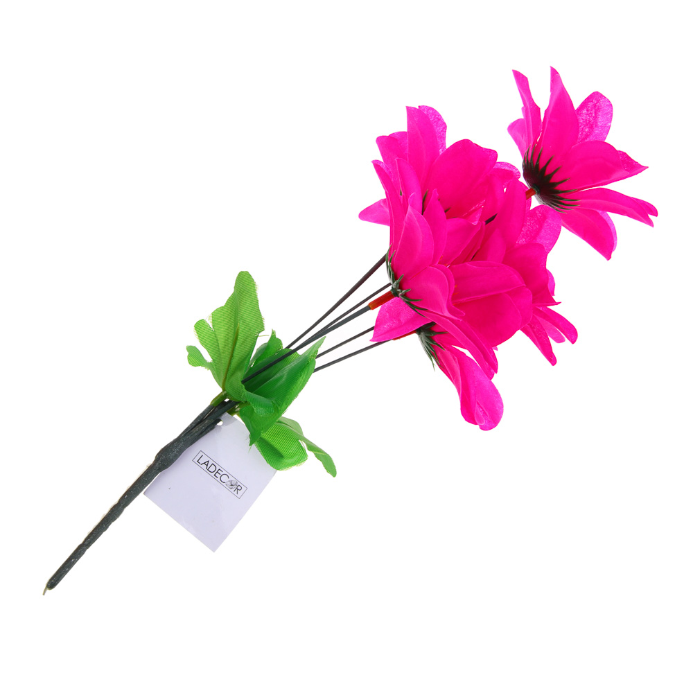 LADECOR Букет искусственных цветов, 30-35 см, ткань, пластик, железная проволока, арт.1, 6 цветов, арт.№ 535-154