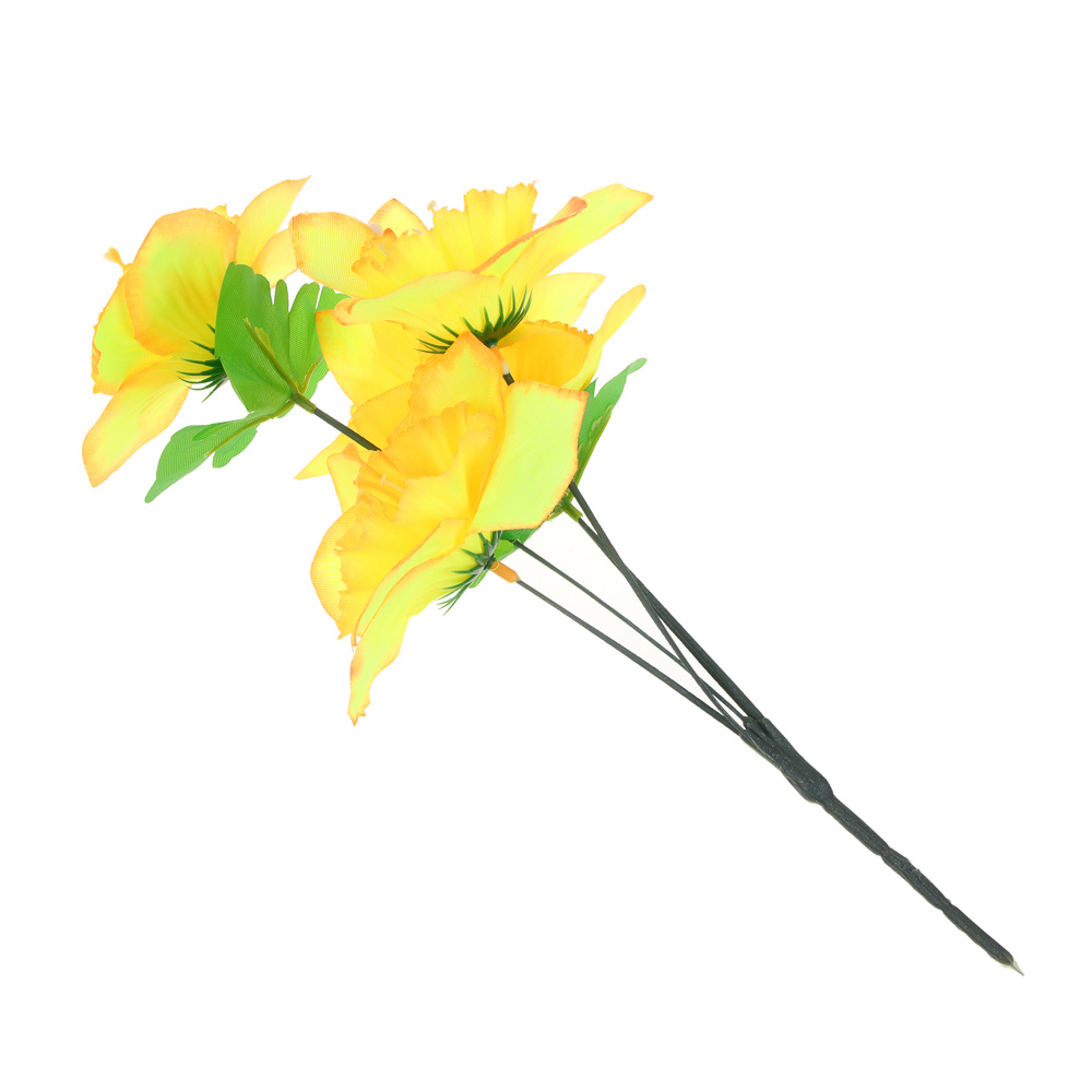 LADECOR Букет искусственных цветов, 30-35 см, ткань, пластик, железная проволока, арт.2, 6 цветов, арт.№ 535-156
