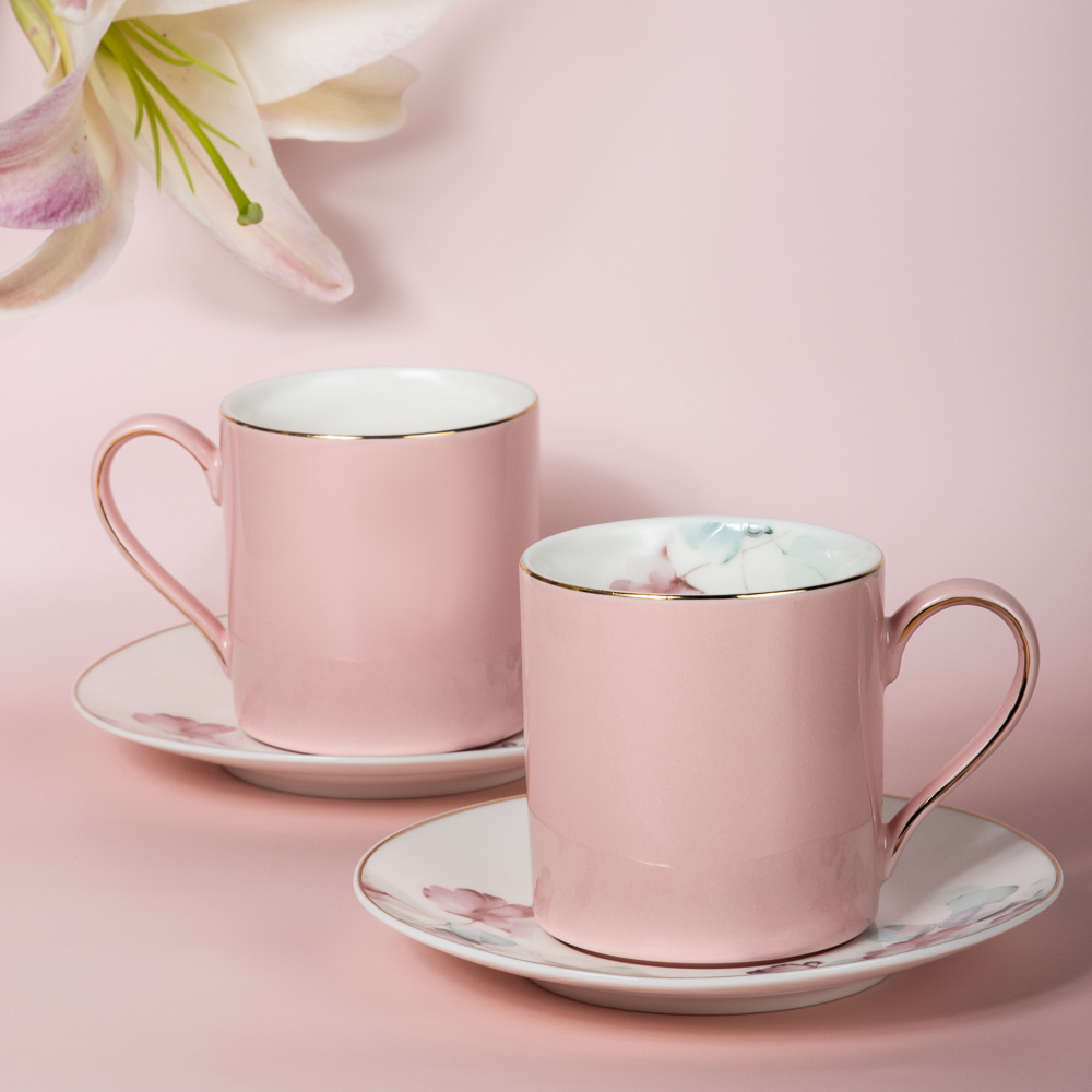 MILLIMI Акварель Набор чайный 4 пр., 240мл, 14,5см, фарфор, арт.№ 802-485