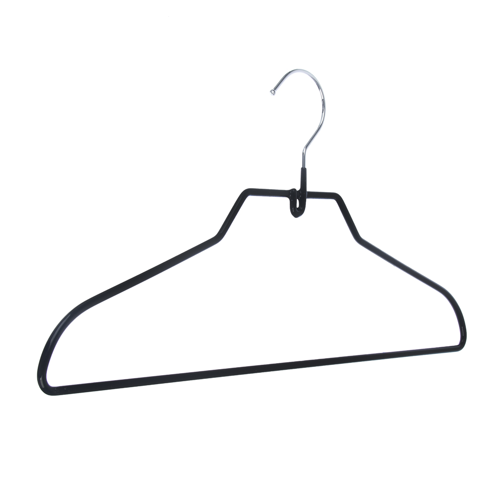 Вешалки для одежды тм VETTA, 3шт, 40см, металл с ПВХ покрытием, 2 цвета, арт.№ 456-001