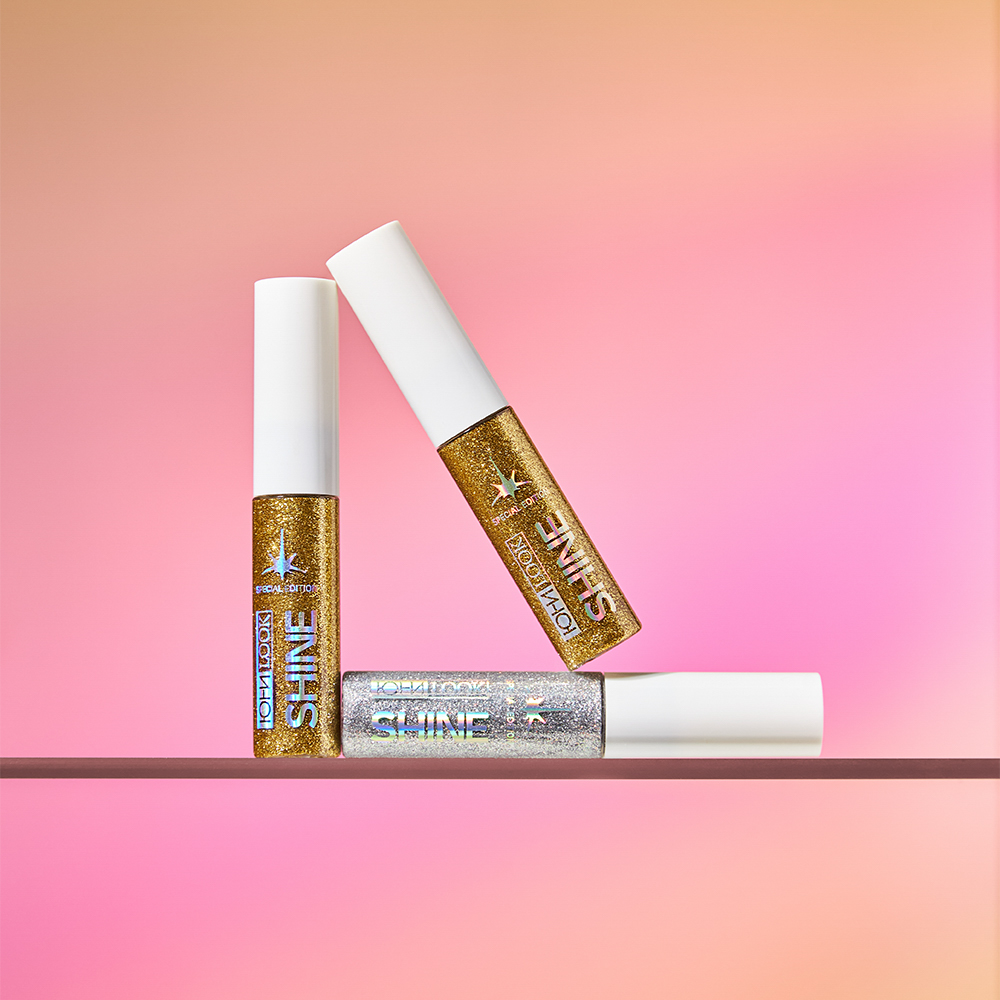 ЮНИLOOK Шайн Подводка сияющая, 7,5мл, тон 02, серебро, арт.№ 330-010