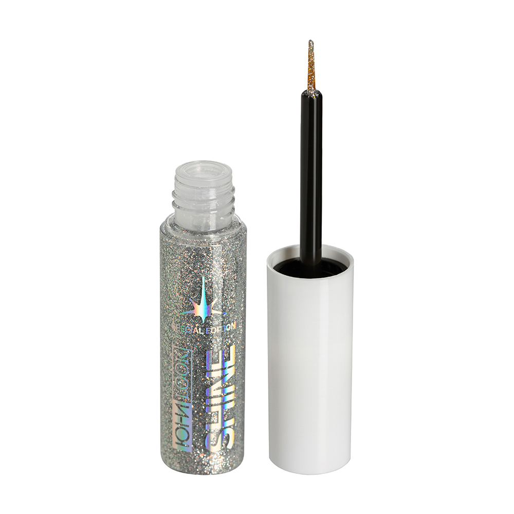 ЮНИLOOK Шайн Подводка сияющая, 7,5мл, тон 02, серебро, арт.№ 330-010