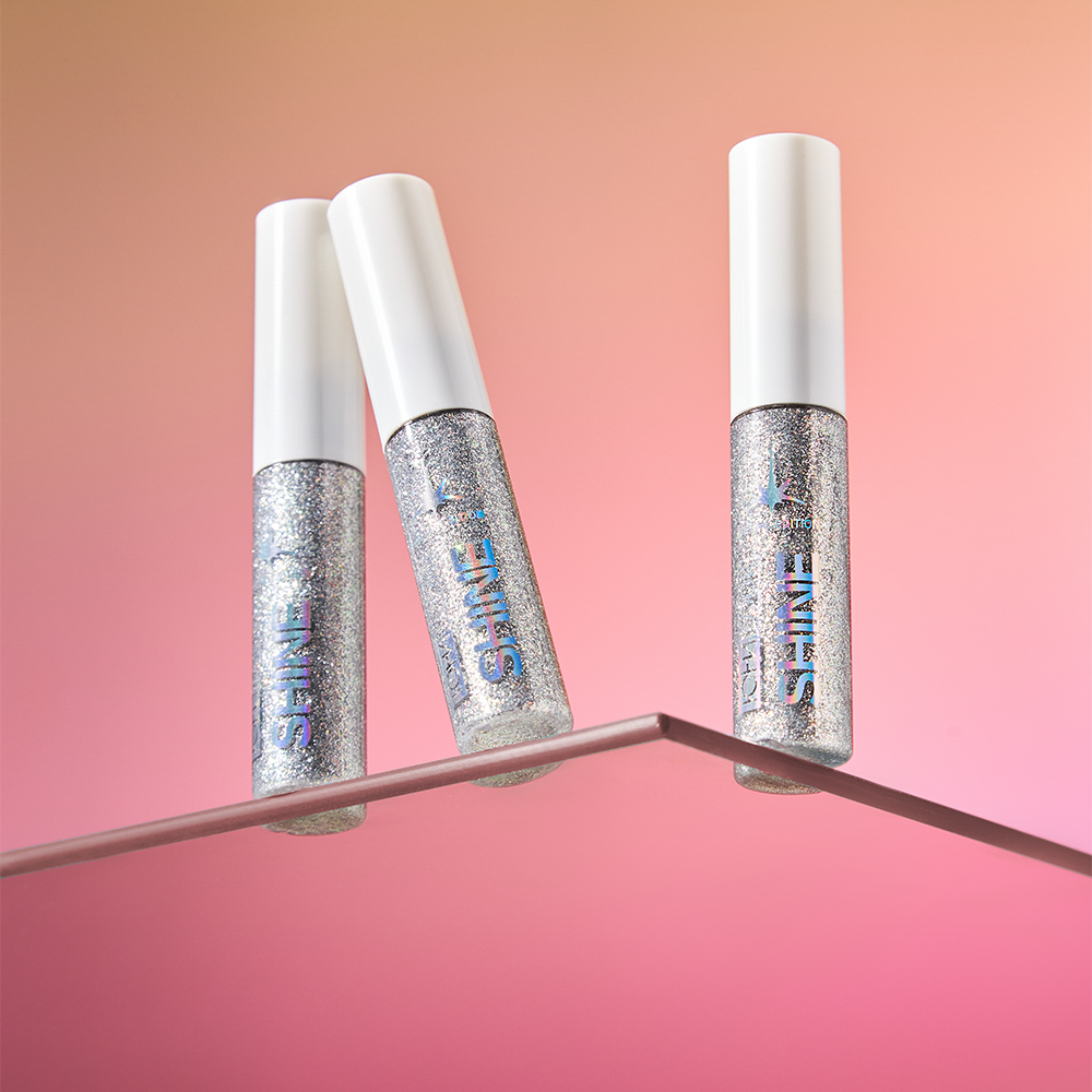 ЮНИLOOK Шайн Подводка сияющая, 7,5мл, тон 02, серебро, арт.№ 330-010