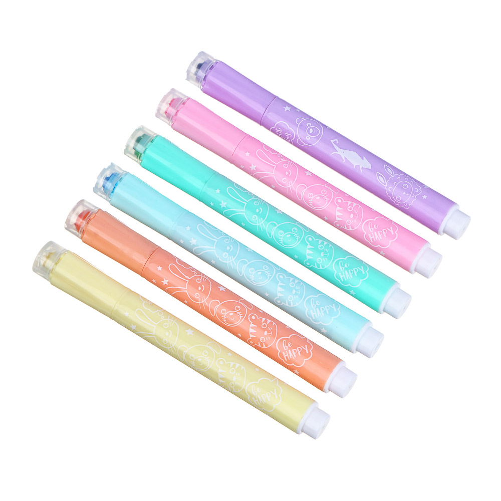 FLOMIK Набор маркеров с фигурным стержнем, 6 цветов, арт.№ 613-057