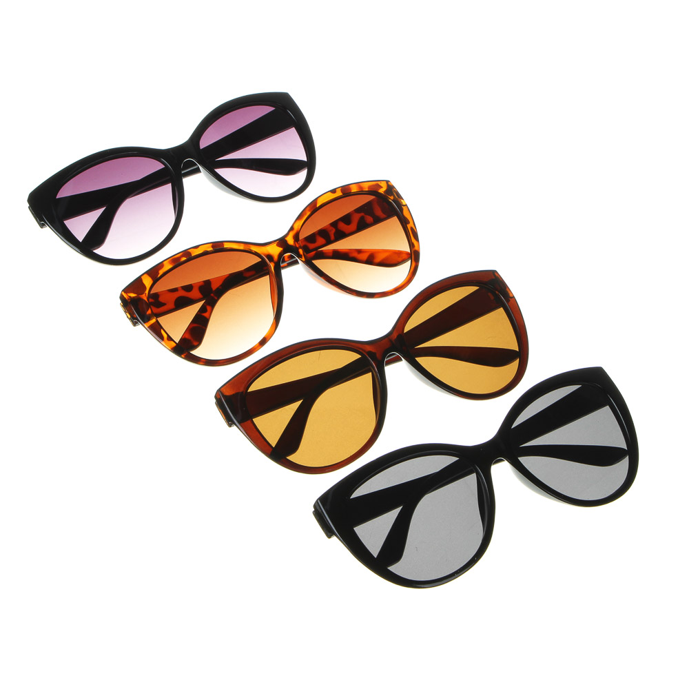 GALANTE Очки солнцезащитные женские, пластик, 148х50мм, 4 цвета, KC522007, арт.№ 304-407