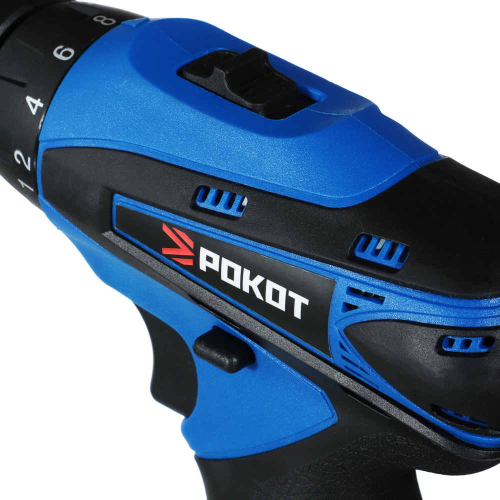 РОКОТ Набор инструментов "Профессионал" Дрель-Шуруповерт 12В, набор в кейсе 68 предметов для ремонта, арт.№ 693-020