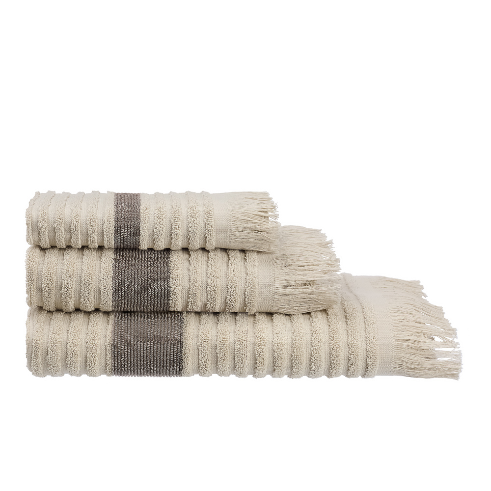 PROVANCE Хейзел Полотенце махровое, 100% хлопок, 70х130см, 500гр/м, бежевый, арт.№ 484-142