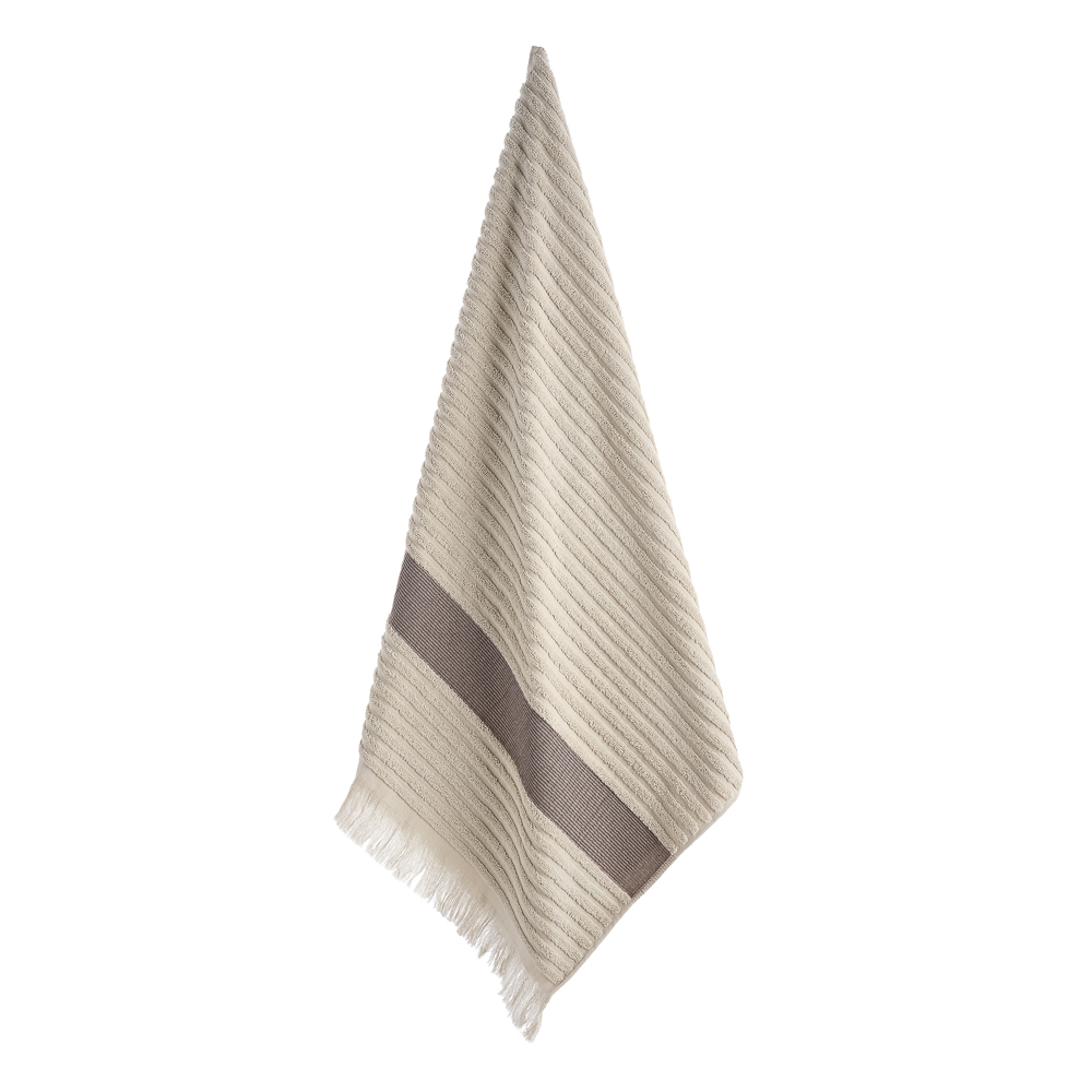 PROVANCE Хейзел Полотенце махровое, 100% хлопок, 70х130см, 500гр/м, бежевый, арт.№ 484-142