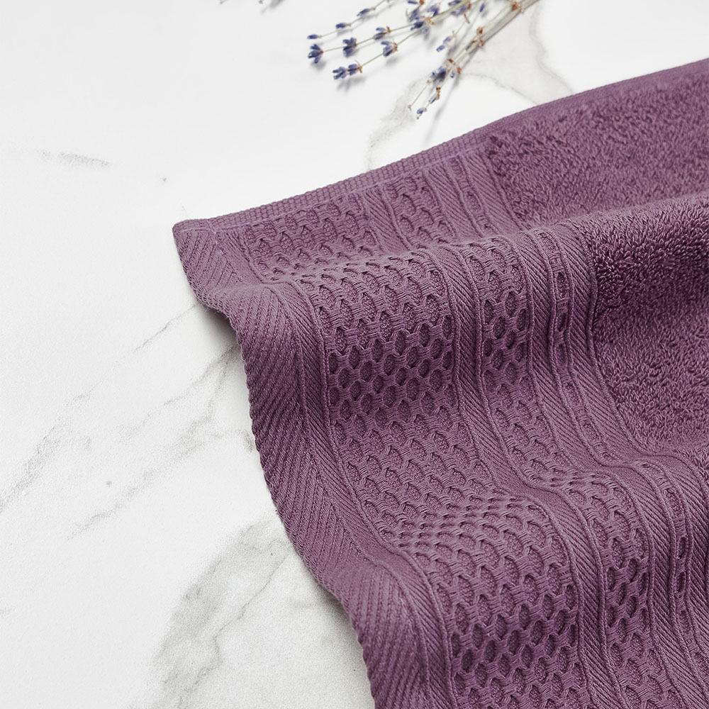 PROVANCE Хейзел Полотенце махровое, 100% хлопок, 30х50см, 400гр/м, сливовый, арт.№ 484-143