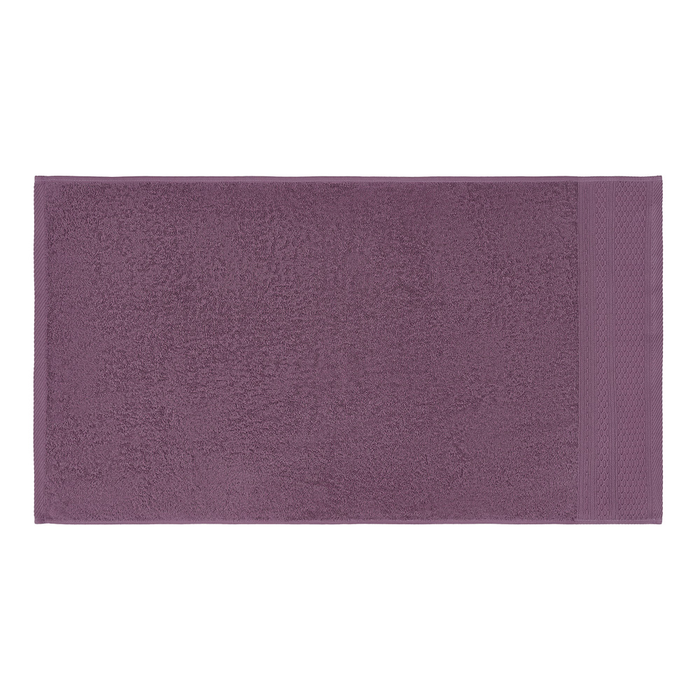 PROVANCE Хейзел Полотенце махровое, 100% хлопок, 50х90см, 400гр/м, сливовый, арт.№ 484-144