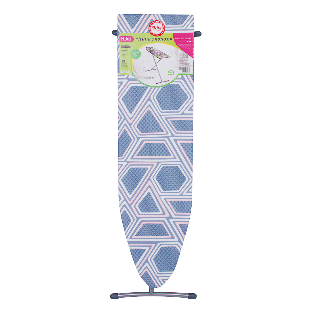 НИКА Доска гладильная Лина эконом, ДСП, 1070х290мм, h70-80см, ЭК-1, арт.№ 451-052