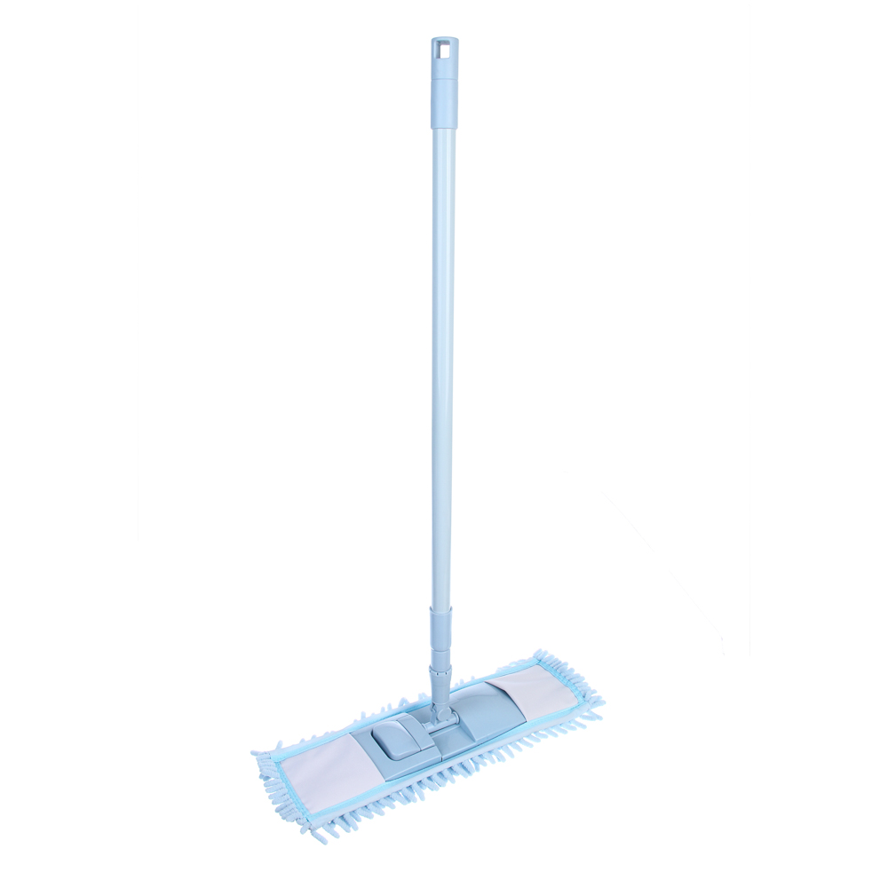 Швабра со смен.насадкой тм VETTA, ручка телескоп. 70-120см, окраш. металл, насадка микрофибра 70г/м2, арт.№ 444-268