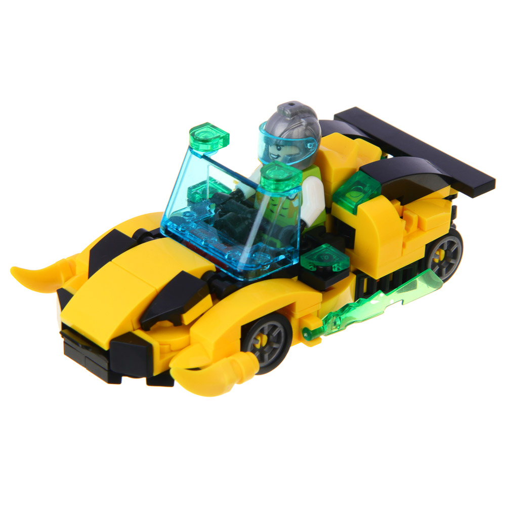 ИГРОЛЕНД Герои Галактики Конструктор Гонки 2 в 1, ABS, дет. 153-154, 15х10х5 см, 2 дизайна, арт.№ 265-624