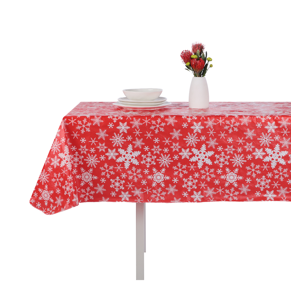 PROVANCE Щелкунчик Скатерть ПЕВА на текстильной основе, 132х178см, 50% полиэстер, 50% ПЕВА, арт.№ 492-305