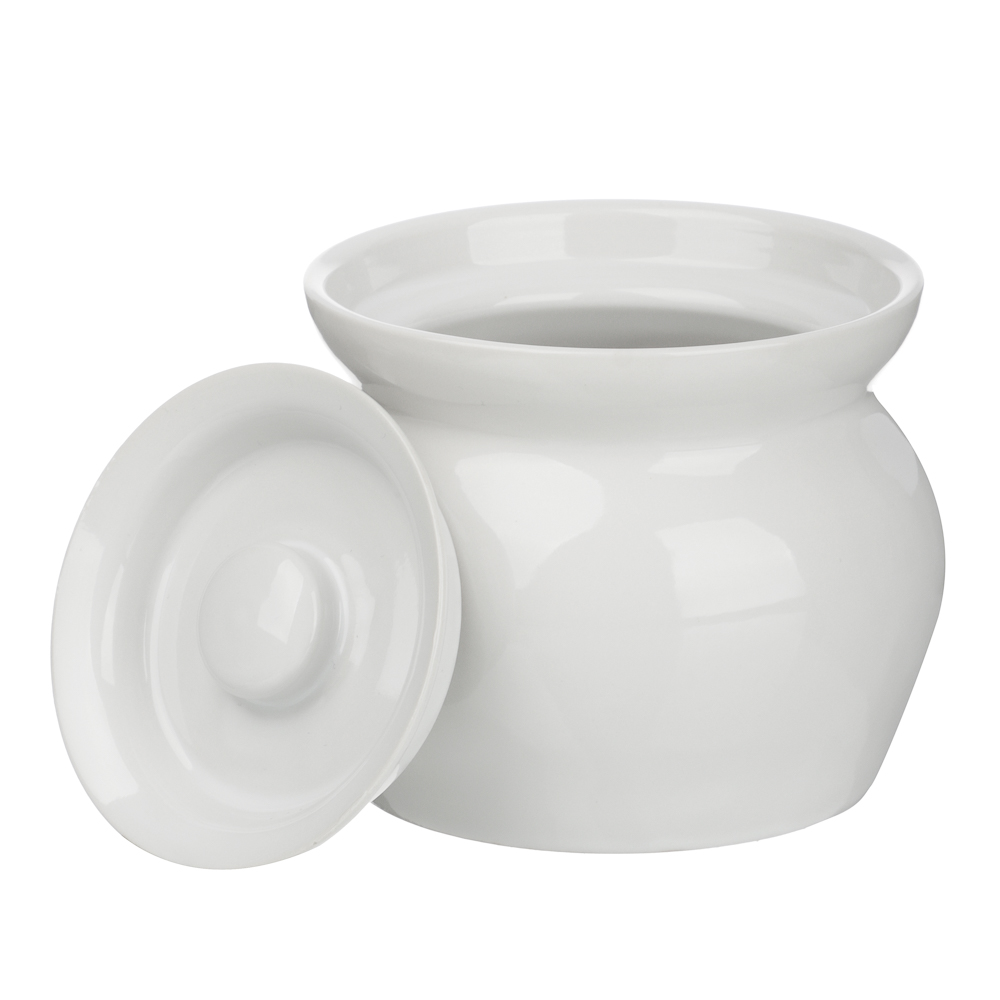 MILLIMI Набор из 6-ти горшочков, 400 мл, керамика, белый, арт.№ 824-254