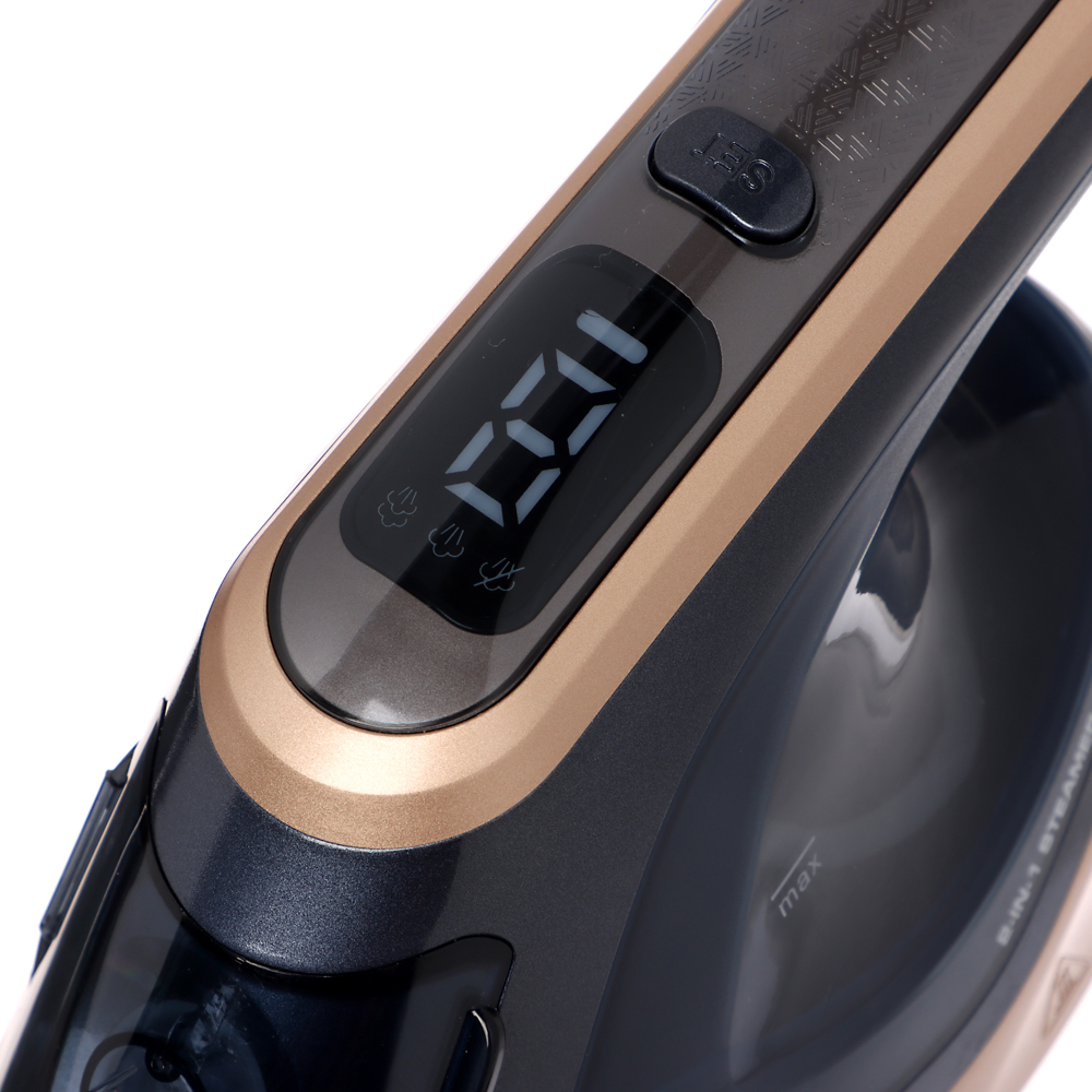 BY Русские Супергерои Утюг-отпариватель 2в1, 1800 Вт, паровой удар 120 гр/мин, LED дисплей, керамика, арт.№ 249-047