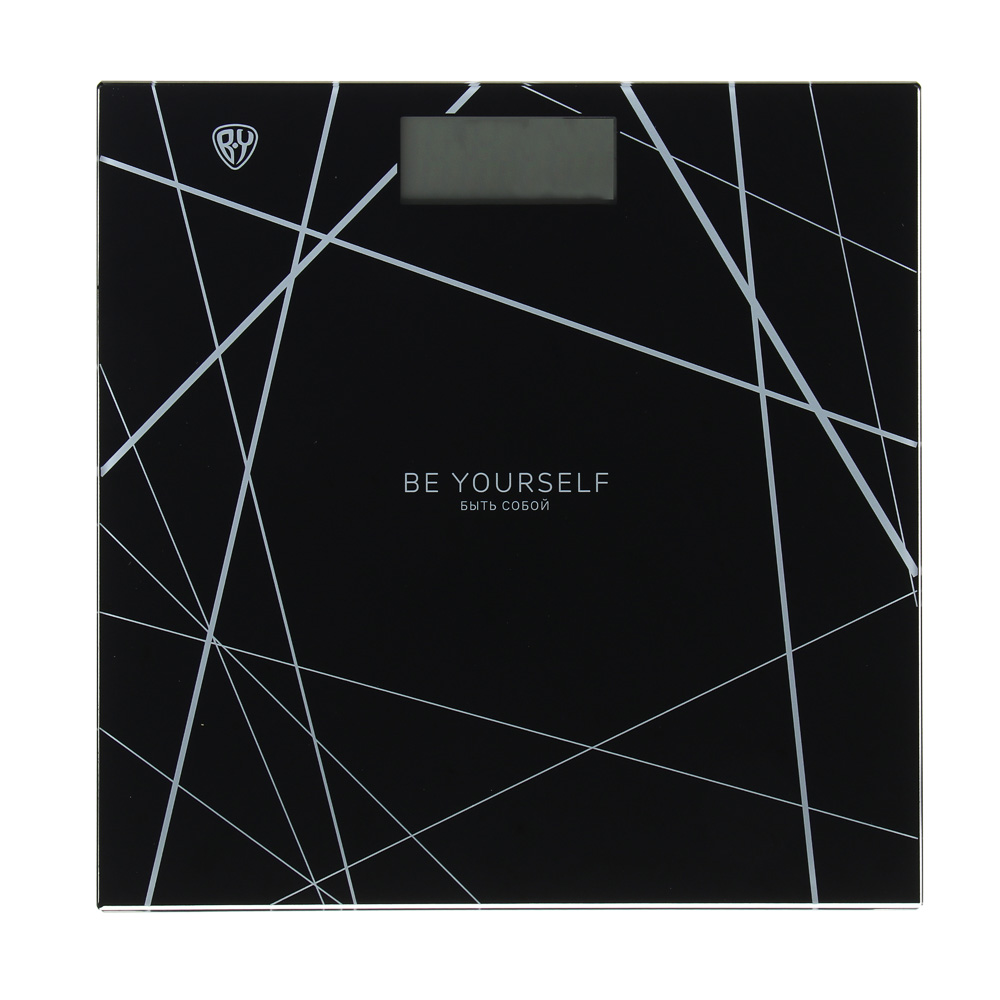 BY Русские Супергерои Весы напольные электронные, ЖК-дисплей, макс.нагр. до 180кг, 28х28х0,5см, чёрн, арт.№ 252-719