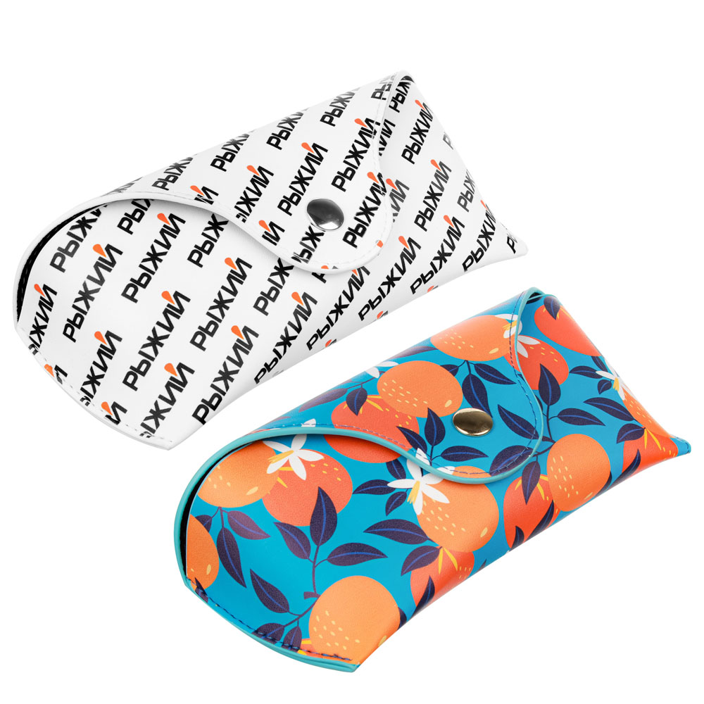 BY Рыжий Футляр для очков, 16,5х7см, ПУ, 2 дизайна, арт.№ 339-090