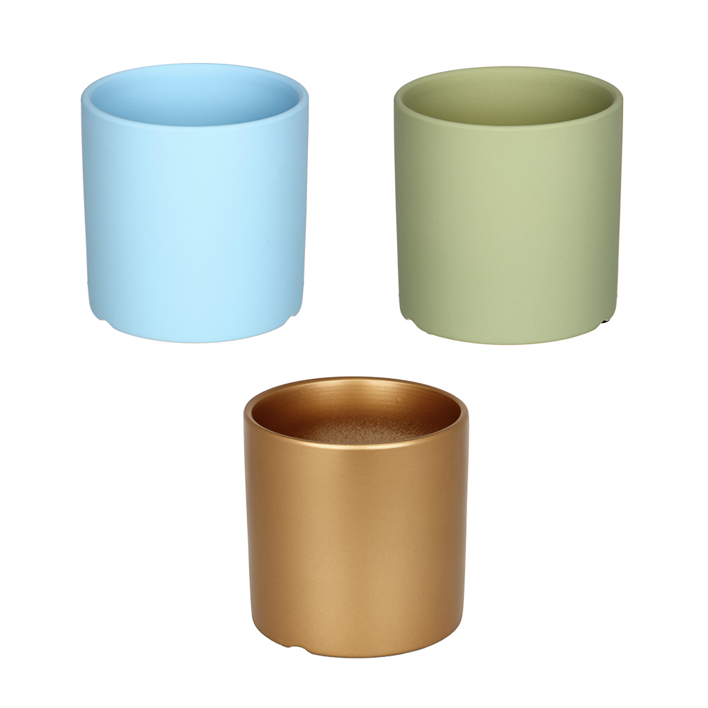 INBLOOM Кашпо керамическое Пастель 11х11х11см, арт.№ 164-294