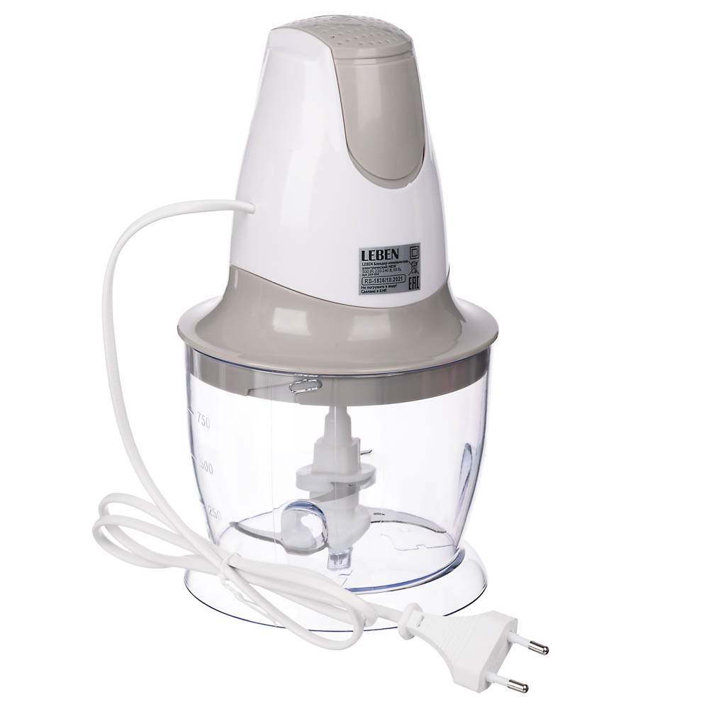 LEBEN Блендер-измельчитель электрический 300Вт, арт.№ 269-004