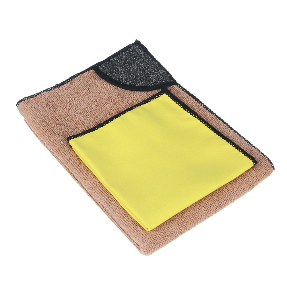 VETTA Набор салфеток универсальных из микрофибры, 2 шт, 50х70см, 30х30см, 220г/кв.м., арт.№ 448-274