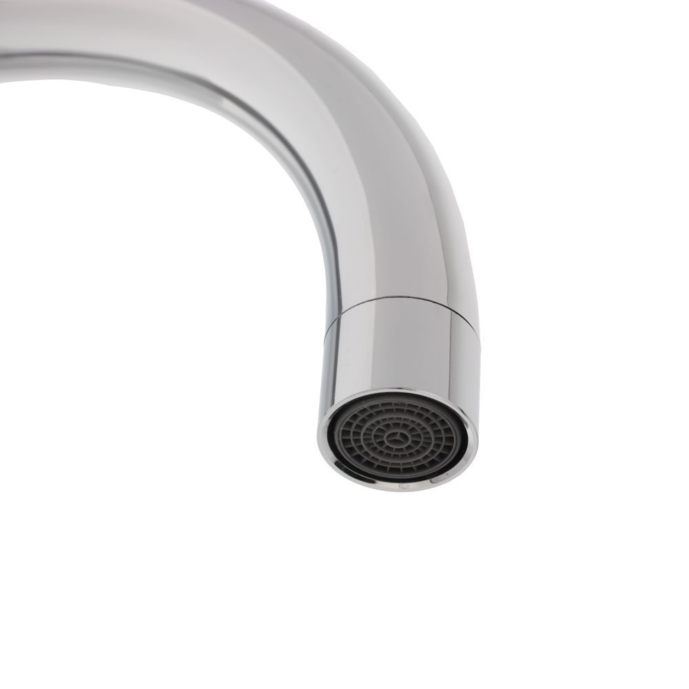 RAIN Смеситель для кухни Кристал, кран-буксы 1/2, гайка, латунь, хром, арт.№ 561-018