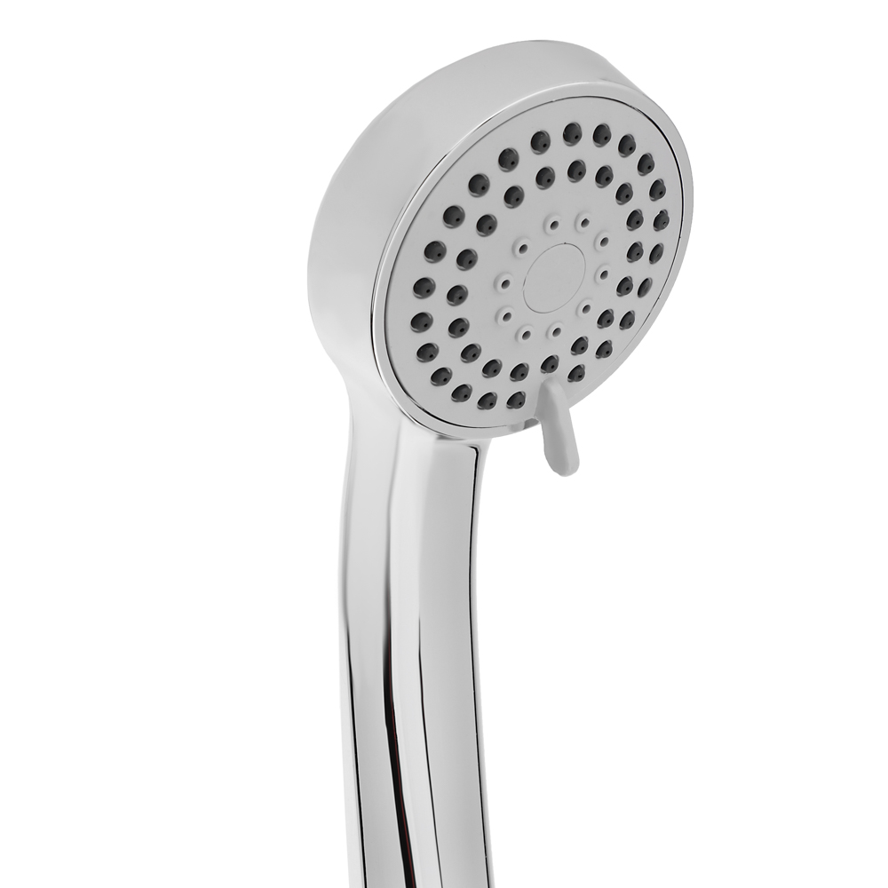 RAIN Смеситель для ванны Кристал, короткий излив, душ. набор, кран-буксы 1/2, латунь, хром, арт.№ 561-020