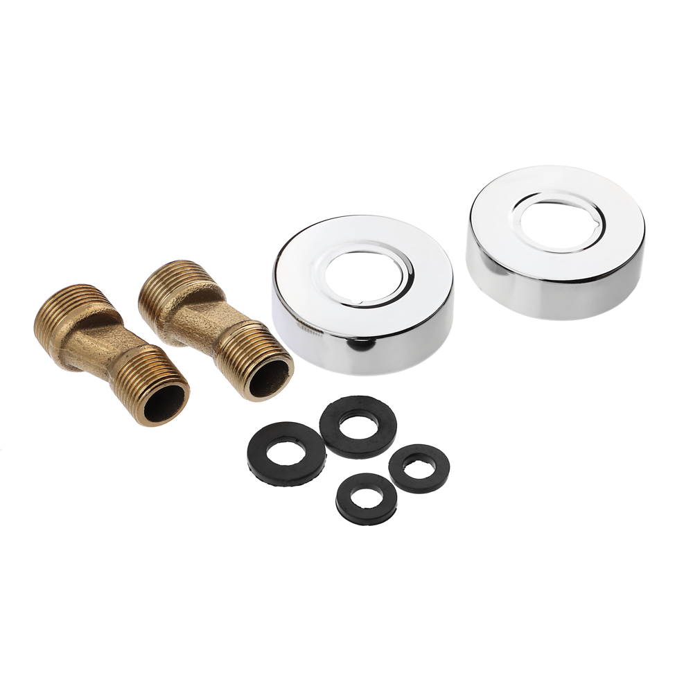 RAIN Смеситель для ванны Кристал, короткий излив, душ. набор, кран-буксы 1/2, латунь, хром, арт.№ 561-020