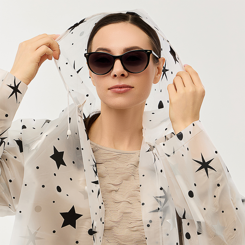 Дождевик "Звезды" тм INBLOOM, 105х62см, 110мкм, ЭВА, арт.№ 188-110