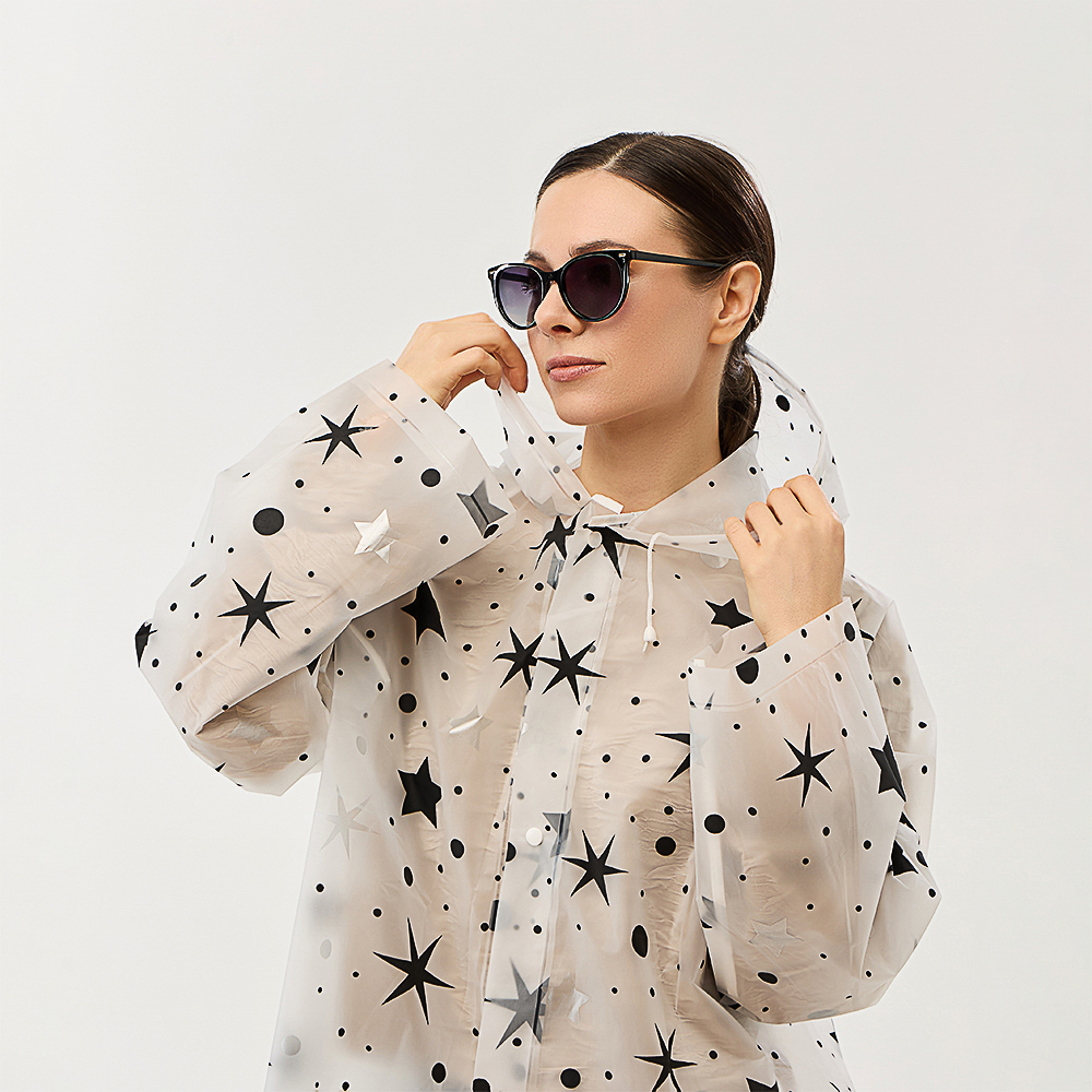 Дождевик "Звезды" тм INBLOOM, 105х62см, 110мкм, ЭВА, арт.№ 188-110