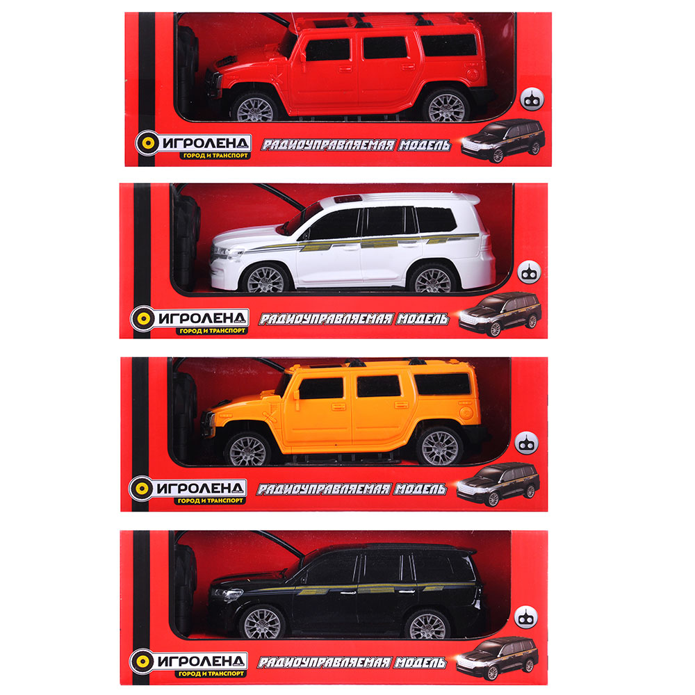 ИГРОЛЕНД Машина  на радиоуправлении "Крутая иномарка", 5АА, ABS, 26,5х12х10см, 2 дизайна, арт.№ 293-031