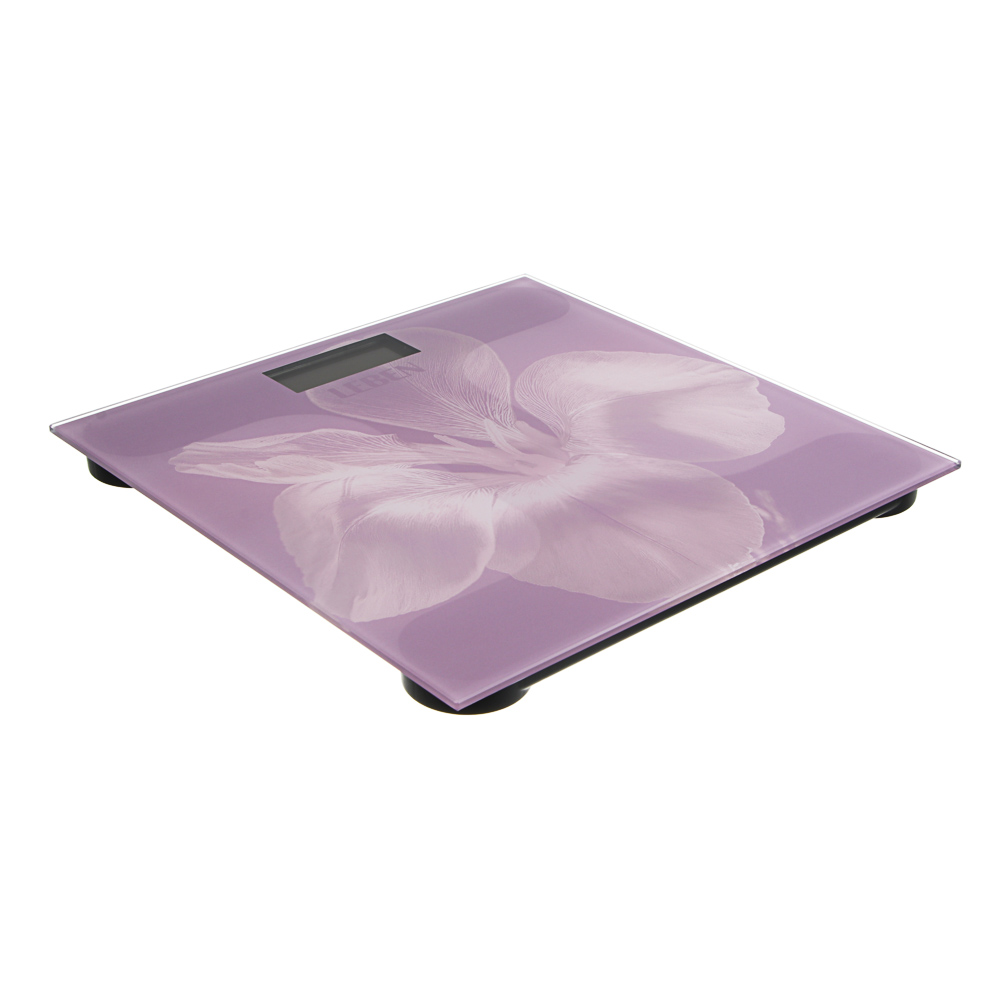 Весы напольные электронные "Ботаника" тм LEBEN, ЖК-дисплей, макс. нагр.до 180кг, 28х28см, арт.№ 252-102