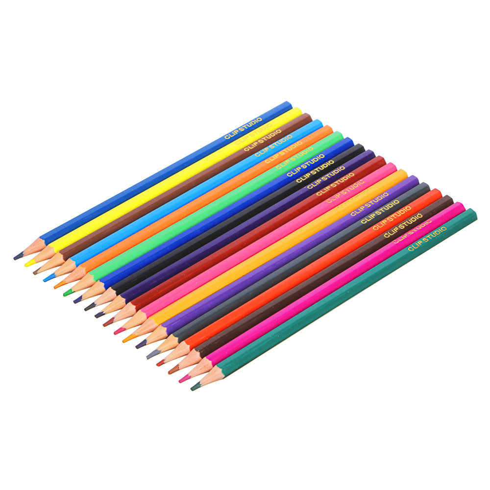 Френч Новел Карандаши цветные, 18 цветов, шестигранные заточенные, дерево, в карт.коробке с подвесом, арт.№ 228-167