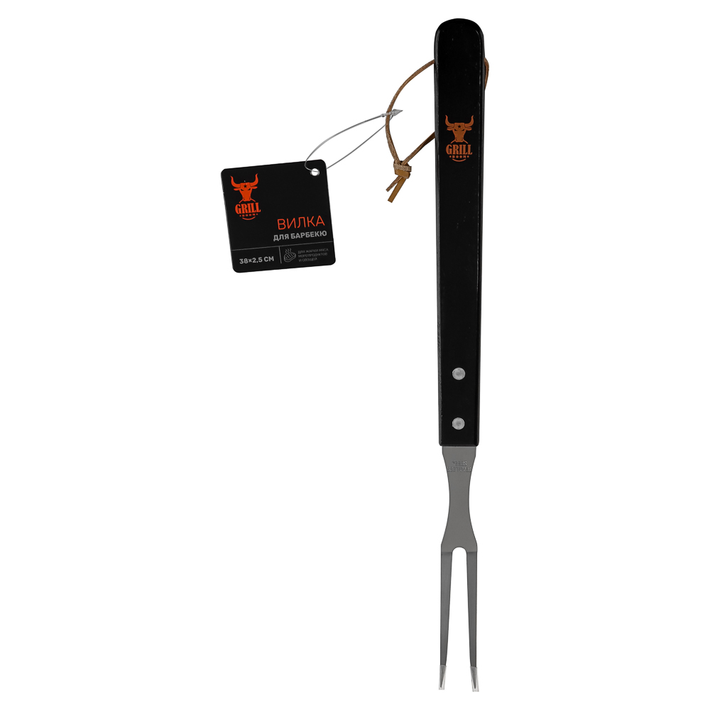 Вилка для барбекю тм GRILLBOOM, 38х2,5см, арт.№ 101-003
