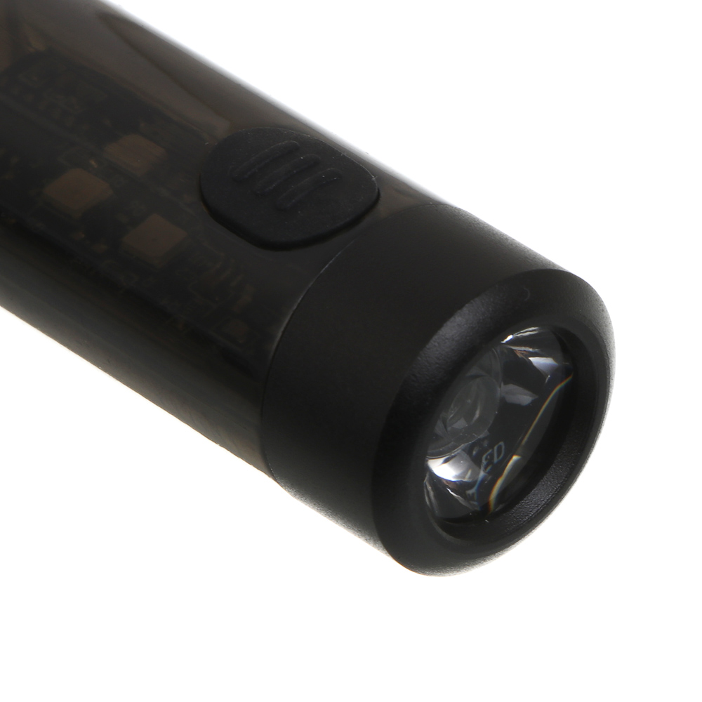 Фонарик ручной тм ЕРМАК,мини,на карабине,XPG+4 LED,7 режимов,ультрафиолет,160мАч,Type C,красный свет, арт.№ 226-021