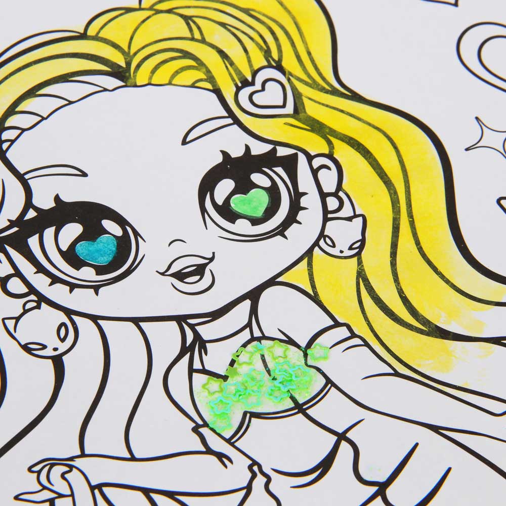 ХОББИХИТ Набор для творчества "Стильные девчонки", полипропилен, картон, 21,5х29,4 см, 3 дизайна, арт.№ 284-253